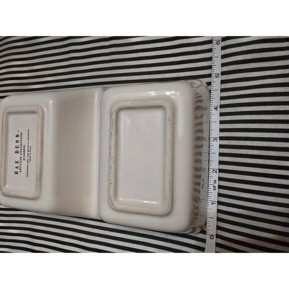 Magenta Rae Dunn Artisan Ice Cream Cones Divided Food Dish Mint Chocolate Strawb - Picture 9 of 16